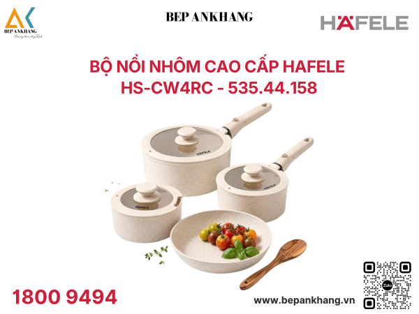 Bộ nồi nhôm cao cấp Hafele HS-CW4RC - 535.44.158